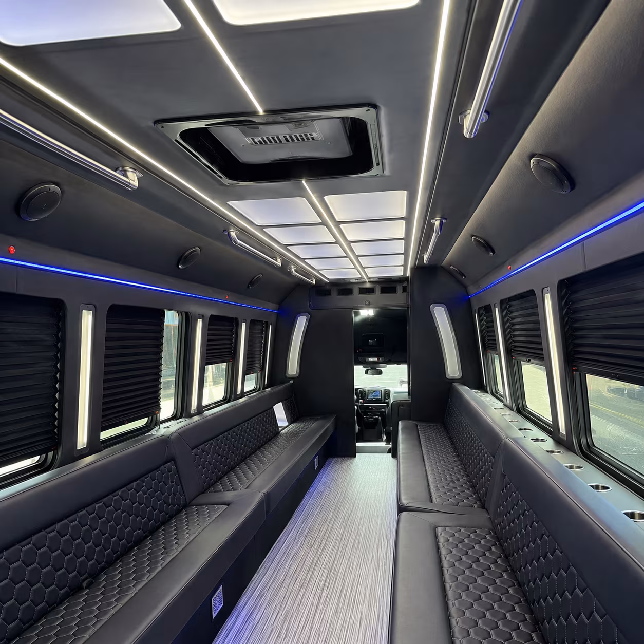 chico party bus rental interior