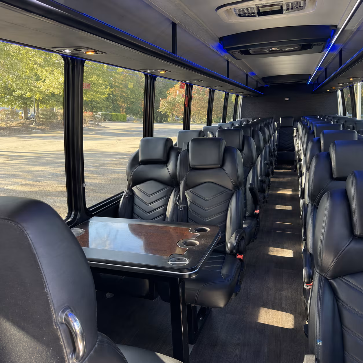 chico school event transportation onboard seating